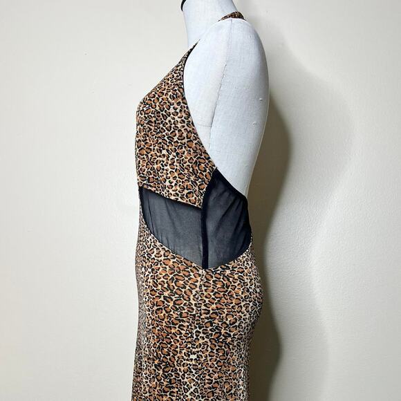 Vintage y2k miss california cheetah print maxi dress - Picture 6 of 8